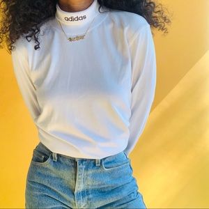 ADIDAS Logo Turtleneck Long Sleeve Shirt